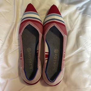 Rothy’s varsity stripes - size 12 - excellent condition-